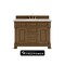 James Martin Vanities Brookfield 48 in. Single Vanity, Honey Oak w/ 3 CM Eternal Jasmine Pearl Silestone Top 547-V48-HNO-FEJP - alternate 1