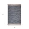 Homeroots 3' X 5' Gray and Beige Patchwork Handmade Indoor Outdoor Area Rug 557116 - alternate 7