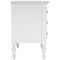 Homeroots 32" White Solid Wood Four Drawer Gentlemans Chest 389777 - alternate 8