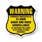 Signmission 24 Hour Surveillance Shield Sign Warning, 6 Inch X 6 Inch, Plastic Sign SHI-P-6-354 - alternate 1