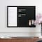 Martha Stewart Everette 24in.x18in. Magnetic Calendar Dry Erase Board and Chlk Board w/Liq Chlk Mrkr and Mgnts, Blk BR-PM-COM-MW1MB2-4561-BK-MS - alternate 8