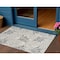Homeroots 3' X 5' Gray Black And Ivory Palm Leaf Indoor Outdoor Area Rug 554902 - alternate 8