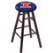 Holland Bar Stool Co Oak Counter Stool, Dark Cherry Finish, Illinois Seat RC24OSDC - alternate 1