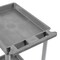 Luxor Utility Cart with Deep Lipped Plastic Shelves, 300 lb Load Capacity, 3 Shelves, 24 in L, 18 in W STC111-G - alternate 11