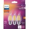 Signify Ultra Definition 60W Equivalent Soft White BA11 Medium LED Decorative Light Bulb, 3PK 566695 - alternate 4