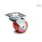 Elesa 451929 Twin-castors for general use Injected polyurethane coating plate bracket and thre 451929 - alternate 1