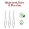 Smarty Had A Party Silver Disposable Plastic Steak Knives 360 Knives, 360PK 3745-SV-CASE - alternate 8