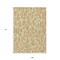 Homeroots 9' X 12' Gold And Ivory Geometric Washable Indoor Outdoor Area Rug 599284 - alternate 9