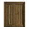 Sartodoors Sliding French Double Pocket Doors 64 x 96 inches, Ego 5014 Marble Oak, Kit Rail Hardware, Solid EGO5014DP-DMR-6496 - alternate 1