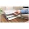 Acrimet Horizontal Triple File Folder Holder Organizer (Clear Crystal Color) 860.1 - alternate 9