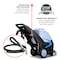 Tomahawk Power 3-in-1 Commercial Carpet Extractor 18 in Path, 9 Gal Tanks, Dual 1000W Motors For Hotels, Offices TEX9 - alternate 8