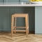Alaterre Furniture Newport 24in H Wood Counter Height Stool 24 with Handcrafted Woven Rope Seat, Natural ANNP2220 - alternate 15