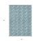 Homeroots 8' X 10' Teal Blue And Ivory Geometric Washable Indoor Outdoor Area Rug 595040 - alternate 8