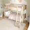 Flash Furniture Dallas Bunk Bed Twin Over Twin, Convertible Slatted Solid Wood Bunk Bed Frame w/Ladder, Natural MG-0900-31-TTB-NAT-GG - alternate 1