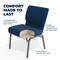Flash Furniture Navy Blue Fabric Church Chair, PK4 4-FD-CH0221-4-SV-NB24-BAS-GG - alternate 7