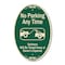Signmission No Parking Any Time Violators Will Be Towed A, 12 In X 18 In Architectural, Heavy Gauge Aluminum A-OV-G-1218-9966 - alternate 1