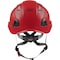 Ironwear Raptor 3976 Type II Class C Vented Safety Helmet Red 3976-R - alternate 5