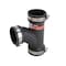 Prosource Flexible Pipe Tee, PVC, Black QT-200 - alternate 2
