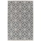 World Rug Gallery Contemporary Geometric Indoor/Outdoor Area Rug 4 ft x 6 ft Blue 411BLUE4X6 - alternate 4