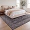 Jonathan Y Eleanor Vintage Medallion Border Non-Slip Machine-Washable Dark Gray/Multi 9 ft. x 12 ft. Area Rug VOR100J-9 - alternate 7