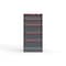 Strong Hold 5 drawer cabinet - (1x 7ft, 1x 8ft, 2x 11ft, 1x 12ft) - Red accents - E-Lock w/ Tracking S3060-PPTAS-0501DS - alternate 1