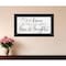 Homeroots Our Home Black Framed Print Wall Art 529661 - alternate 3