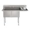 Koolmore 57 in. 16-Gauge 2-Compartment Sink with 18 in. Right drainboard, Bowl Dimensions 18''x18''x14'' KM-SB181814-18R316 - alternate 1