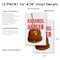 Signmission Caramel Apples, Vinyl Decals Only 24 Inch x 36 Inch, Vinyl Decal, 2PK DSB-2436-2PACK-Caramel Apples - alternate 2