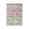 Homeroots 5' X 8' Green Ivory And Purple Striped Washable Indoor Outdoor Area Rug 589183 - alternate 9