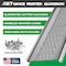 Waterlock Goldguard 5" K-Style & Box Gutters, Aluminum/SS Gutter Guard, White, 1ft Sample WG-5KS-001-WHT - alternate 3