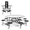 Palmer Hamilton Cafeteria Stool Table 59T122960RD-S8-GBL - alternate 5
