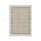 Homeroots 3' X 5' Ivory And Beige Striped Washable Indoor Outdoor Area Rug 610474 - alternate 8