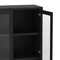 Manhattan Comfort Rivington 38in Bookcase Cabinet in Black - Set of 3 3-BC005-BK - alternate 8