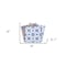 Homeroots 4" X 4" Blue and Muted Taupe Peel And Stick Tiles 400150 - alternate 3