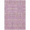Homeroots 10' X 14' Lavender and Ivory Floral Washable Non Skid Indoor Outdoor Area Rug 564346 - alternate 8