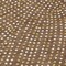 Homeroots 8' Brown Gold And Ivory Round Polka Dot Washable Indoor Outdoor Area Rug 599030 - alternate 7