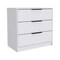 Homeroots 28" White Three Drawer Dresser 544002 - alternate 7