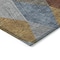 Homeroots 5' X 8' Gray Gold And Blue Argyle Washable Indoor Outdoor Area Rug 613694 - alternate 7