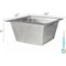 Amgood Floor Drain Strainer Stainless Steel, 10 in. x 10 in. x 5 in. SSSS-10X10X5-Z - alternate 6