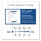 Printworks Professional Perforated Paper, 92 Bright, Perforated 3.63 from Bottom, 24 lb Bond Weight, 8.5 x 11, White, 2500PK 04134 - alternate 3