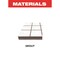 Diablo 2 3/4 in. X 2 3/4 in. W Diamond Grit Oscillating Blade Grout DOU16DGX - alternate 5
