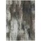Homeroots 3' X 5' Gray and Black Abstract Washable Non Skid Indoor Outdoor Area Rug 563604 - alternate 5