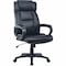 Lorell Executive Office Chair, Black, Leather LLR41844 - alternate 1