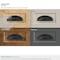 Amerock Ashby 3 inch or 4 inch 76mm or 102mm Center-to-Center Black Bronze Cabinet Cup Pull BP36640BBR - alternate 3