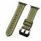 Elegani Canvas Watch Replacement Band Compatible with Apple Watch 44mm, Green/White CVSP-GRNWHT-44mm - alternate 1