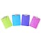 Charles Leonard Transparent Plastic Clipboard, Low Profile Clip&Pull Out Hook, Letter Size, Assorted Neon Colors, 2PK 89770 - alternate 4