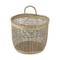Homeroots Set of Three Light Brown Wicker Basket, 3PK 392169 - alternate 9