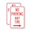 Signmission No Parking Anytime with Right Arrow, 18'' X 24'' 2 Signs, Heavy Gauge Aluminum, 2PK A-1824-2PACK-23775 - alternate 1