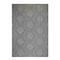 Homeroots 8' Runner Gray and Blue Geometric Stain Resistant Indoor Outdoor Runner Rug 531615 - alternate 7