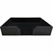 Dacasso Classic Black Leather 17" x 14" Conf. Pad Holder without Coaster Holders A1063 - alternate 1